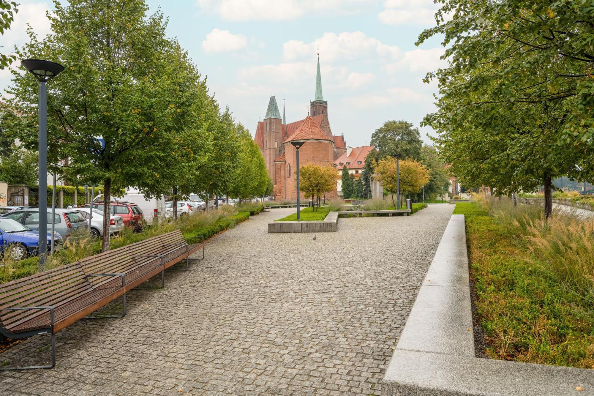 Eleganckie Studia Wyspa Slodowa By Noclegi Renters Wrocław Extérieur photo